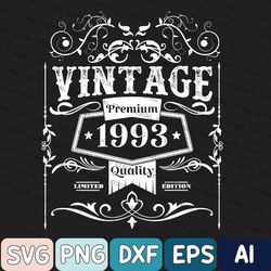 Birthday Vintage Svg, Custom Aged Svg, Limited Edition Svg, Birthday Premium Quality Svg, Instant Download
