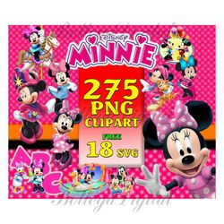 275 Minnie Mouse Clipart Png, Minnie Font, Princess svg, Mickey Mouse Clubhouse, Minnie Head Png