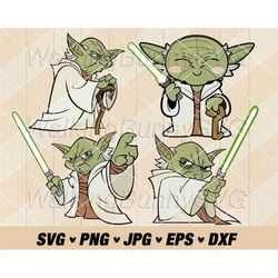 Baby Cartoon Character Light Saber Svg Png, Layered Baby Character Light Sword Svg, Baby Alien Svg Files For Cricut, Ins