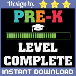 Pre-K Level Complete SVG, Gamer Graduate svg, Graduation video game svg, last day of school svg, School SVG, SVG Digital