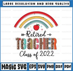 Back To School Png, Retired Teacher Class Of 2022 Retirement Png, Teacher Student Png, Teacher Schooling Png