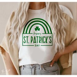 Happy St. Patrick's Day SVG, St. Patrick's Day SVG, St. Patricks Shirt Svg, Clover Svg, Irish Svg, Shamrock Svg, Png Svg