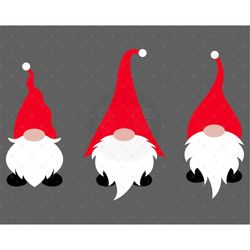 Christmas Gnomes svg, Merry Christmas Svg, Merry Christmas Png, Christmas Gnomes Png, Gnomes Clipart, Retro Christmas Gn