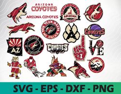 Arizona Coyotes  logo, bundle logo, svg, png, eps, dxf, Hockey Teams Svg