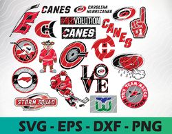 Carolina Hurricanes logo, bundle logo, svg, png, eps, dxf