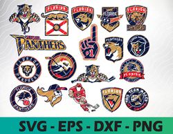 Florida Panthers logo, bundle logo, svg, png, eps, dxf, Hockey Teams Svg