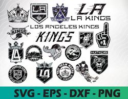 Los Angeles Kings logo, bundle logo, svg, png, eps, dxf, Hockey Teams Svg