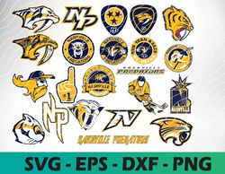 Nashville Predators logo, bundle logo, svg, png, eps, dxf, Hockey Teams Svg