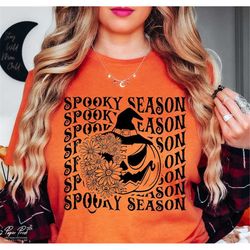Spooky Season PNG SVG, Halloween shirt svg, Spooky Vibes svg, Halloween svg, Trick or treat svg, Cut files for cricut, S