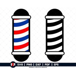 Barber Pole SVG | png,dxf,pdf,eps, Clipart Barber Pole Cricut (Get Access to Entire Shop for 9.99)
