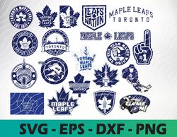Toronto Maple Leafs  logo, bundle logo, svg, png, eps, dxf, Hockey Teams Svg
