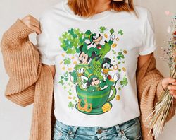 Vintage Disneyland Coffee Cup Shirt, Happy St Patricks Day Shirt, Disney