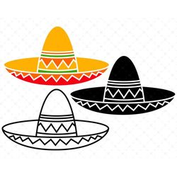 sombrero svg, mexican hat svg, cinco de mayo svg, mexican svg, fiesta svg, mexico svg, svg files for cricut, sombrero pn
