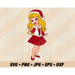 baby christmas princess svg png, layered baby princess svg, sleeping princess png, svg files for cricut, instant downloa