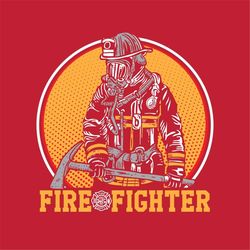 The Fire Within us to Serve, Firefighters Logo Design, Fire Department Layered Cut Files SVG  PNG  JPEG  Ai  EpS  GiF Cr