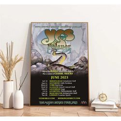 YES (Band) Announce UK Dates For The Relayer Album Series Tour 2023 Poster, Music Band Print, Gift For Fans