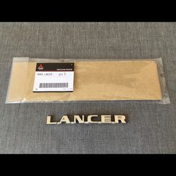 Mitsubishi Genuine Lancer Chrome Rear Emblem Badge for Lancer / Lancer Evolution VIII / Lancer Evolution IX