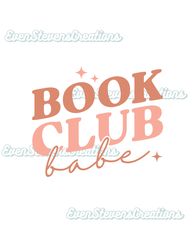 Retro vintage book club babe reading read smut spicy books popular best seller trending png svg sublimation design downl