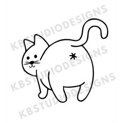Cat butt SVG, PNG, JPG, funny cat svg, Cricut, Silhouette Cameo, Cut File, Digital download | Sublimation | svg for cric