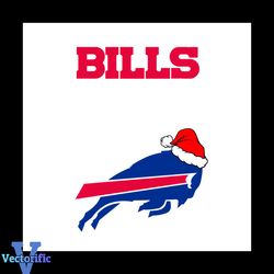 Buffalo Bills NFL Logo Svg, American Football Svg, Buffalo Bills Christmas Svg, NFL Christmas Svg, Football Svg Cricut F