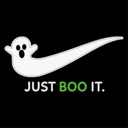 Just Boo It Halloween Svg, Halloween Svg, Nike Logo Svg, Boo Svg, Scary Night Svg, Happy Halloween Day Svg, Halloween Gi