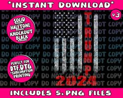 american flag design trump 2024 png bundle, trending png, popular printable