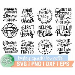 Baby Quotes Svg Bundle,Baby Shower Svg,Baby Svg,Baby Onesie Svg,Newborn Svg,Welcome Baby Quote Svg,Cut File for Cricut,S