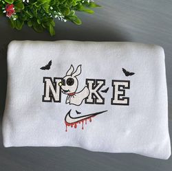 Nike Zero Embroidered Crewneck, Nightmare before Christmas Embroidered Sweater, Halloween Hoodie, Unisex Shirt