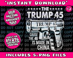 The Trump 45 Cause The 46 Is Made In China Tank Top
