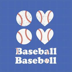 Baseball Svg, Baseball Heart Svg, Baseball lettering, Baseball grunge effect SVG, Cutting Files, Silhouette studio, SVG