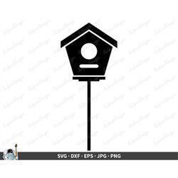 Birdhouse Icon SVG  Clip Art Cut File Silhouette dxf eps png jpg  Instant Digital Download