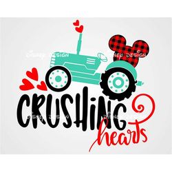 Valentines SVG / Valentines SVG Boys / Valentines Shirt SVG / Valentines tractor Svg / Monster tractor Svg / Svg Files f
