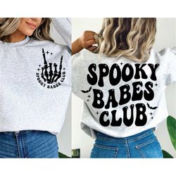 Spooky Babes Club Svg, Halloween Svg, Spooky Svg, Spooky Season Svg, Funny Halloween Svg, Spooky Vibes Svg, Halloween Sh