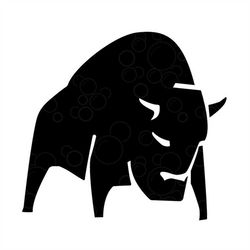 Buffalo SVG, Bison SVG, Buffalo graphic, Buffalo png, Buffalo silhouette, Bison silhouette, SVG, Silhouette svg, Silhoue