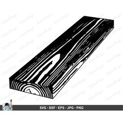 Wood Plank SVG  Lumber Clip Art Cut File Silhouette dxf eps png jpg  Instant Digital Download