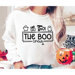 The Boo Crew Svg, Cute Halloween Svg, Spooky Vibes Svg, Halloween Family Shirts Svg, Halloween Kids Svg, Boo Squad Svg,