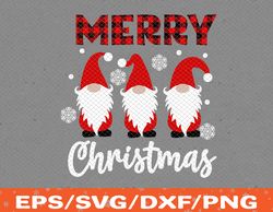 Christmas SVG Cut File, Christmas SVG, Holiday svg Santa svg Super Cute Merry Christmas Santa Trio SVG, Svg, png, eps,