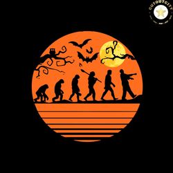 Sun Halloween Svg Happy Halloween Vector Svg, Halloween Zombie Gift For Halloween Day Svg, Silhouette Sublimation Files