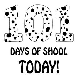101 Days Of School Svg, 100th Days Svg, Dalmatians Svg, 101 Dalmatians Svg, Dogs Svg, Back To School Svg, Student Svg, C