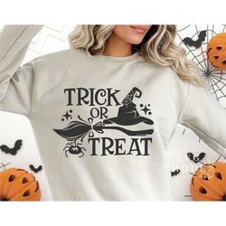 Trick or Treat SVG PNG PDF, Funny Halloween Svg, Halloween Shirt Svg, Halloween Decor Svg, Halloween Party Svg, Spooky S