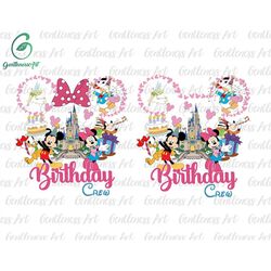 Bundle Birthday Crew Png, Happy Birthday Png, Family Vacation Png, Vacay Mode, Magical Kingdom Png