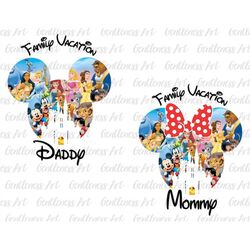Bundle Family Vacation Png, Vacay Mode Png, Family Trip Png, Magical Kingdom Png, Files For Sublimation, Only Png