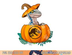 Jurassic World Halloween Dinosaur Pumpkin Logo png, sublimation copy