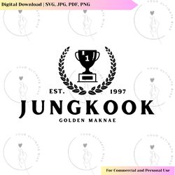 BTS Jungkook Vector , BTS SVG , Kpop Design