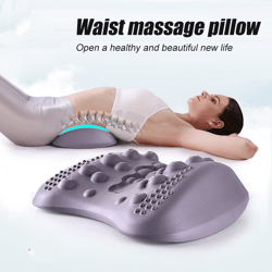 Lumbar Support Pillow For Lower Back Pain Relief Lower Back Stretcher Massager For Chronic Lumbar Pain