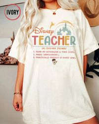 Comfort Colors Disney Teacher Definition Shirt, Teach Love Inspire Shirt