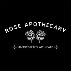 Rose Apothecary Svg, Flower Svg, Rose Svg, Handcrafted With Care Svg, Black Rose Svg, Birthday Gift Svg, Gift For Girl S