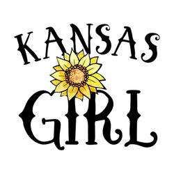 Kansas Girl Sunflower Svg, Flower Svg, Kansas Girl Svg, Kansas Svg, Sunflower Svg, Birthday Gift Svg, Gift For Girl Svg,