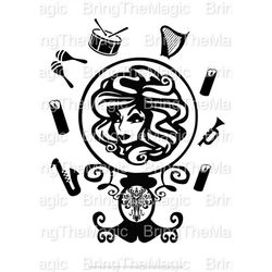 Haunted Leota, SVG Tshirt design, decals, tumblers, mugs, Halloween, Party,  - svg, dxf, png, pdf