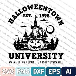 Halloweentown School Svg, Halloween Svg, Halloween Shirt Svg, Spooky Vibes Svg, Fall Svg, Halloween Shirt Svg, Funny